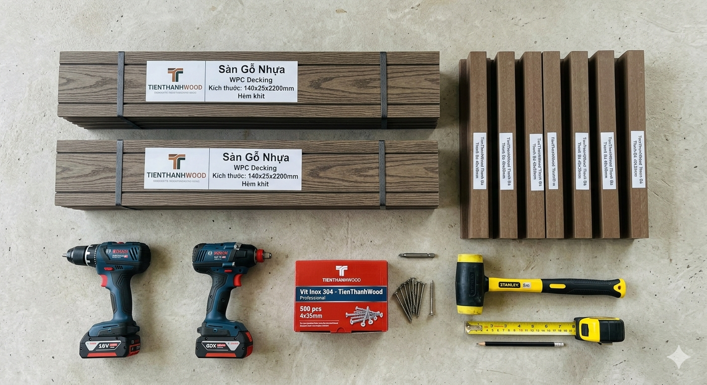 Vật dụng cần chuẩn bị